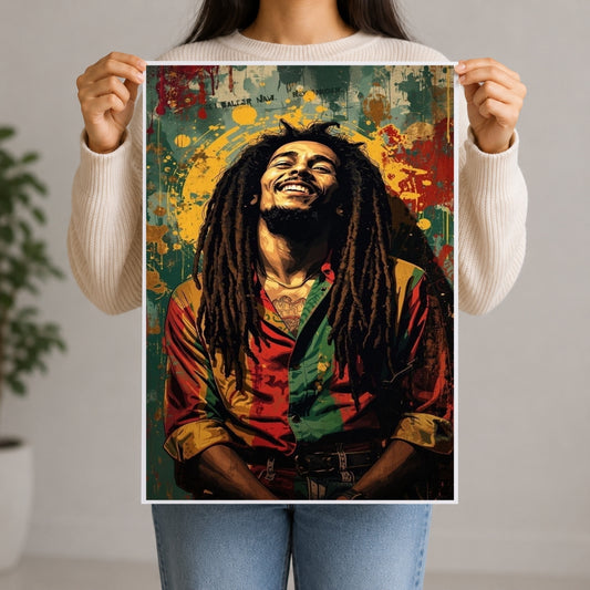 Bob Marley Premium Wall Poster