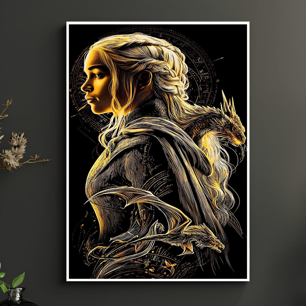 Daenerys Targaryen Premium Wall Poster