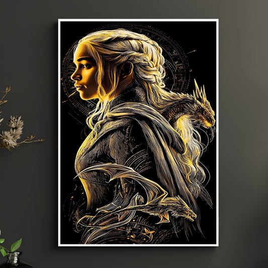 Daenerys Targaryen Premium Wall Poster