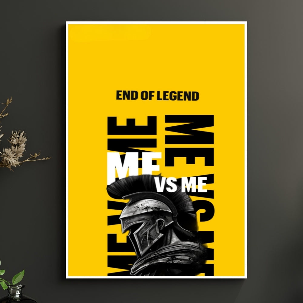 Me vs Me Motivational Poster