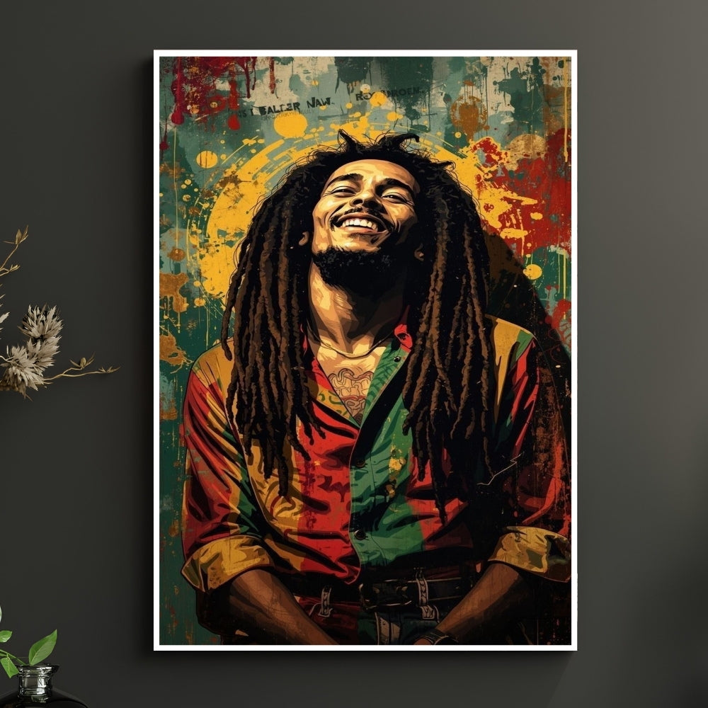 Bob Marley Premium Wall Poster