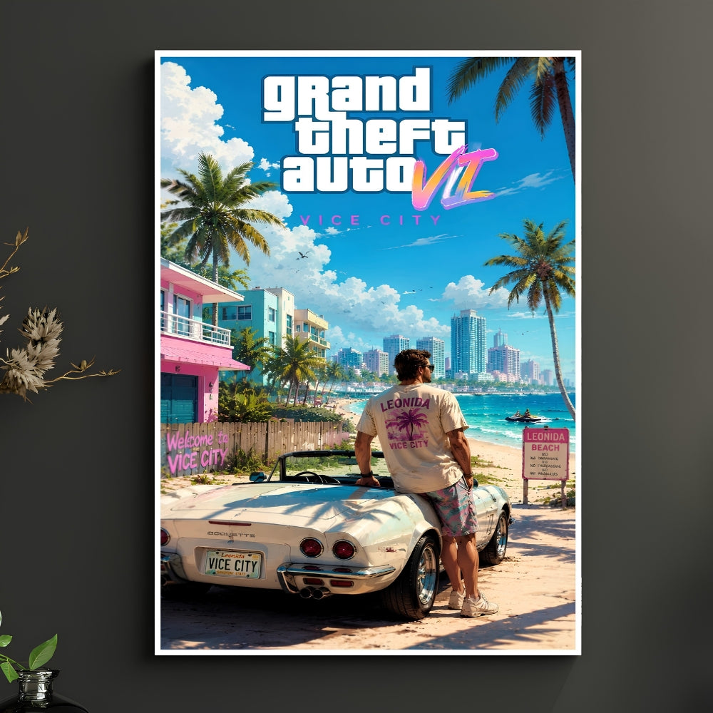 Grand Theft Auto VI Vice City Poster