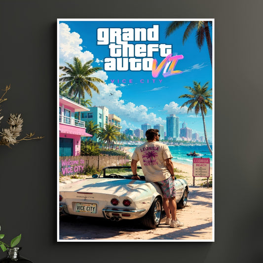 Grand Theft Auto VI Vice City Poster