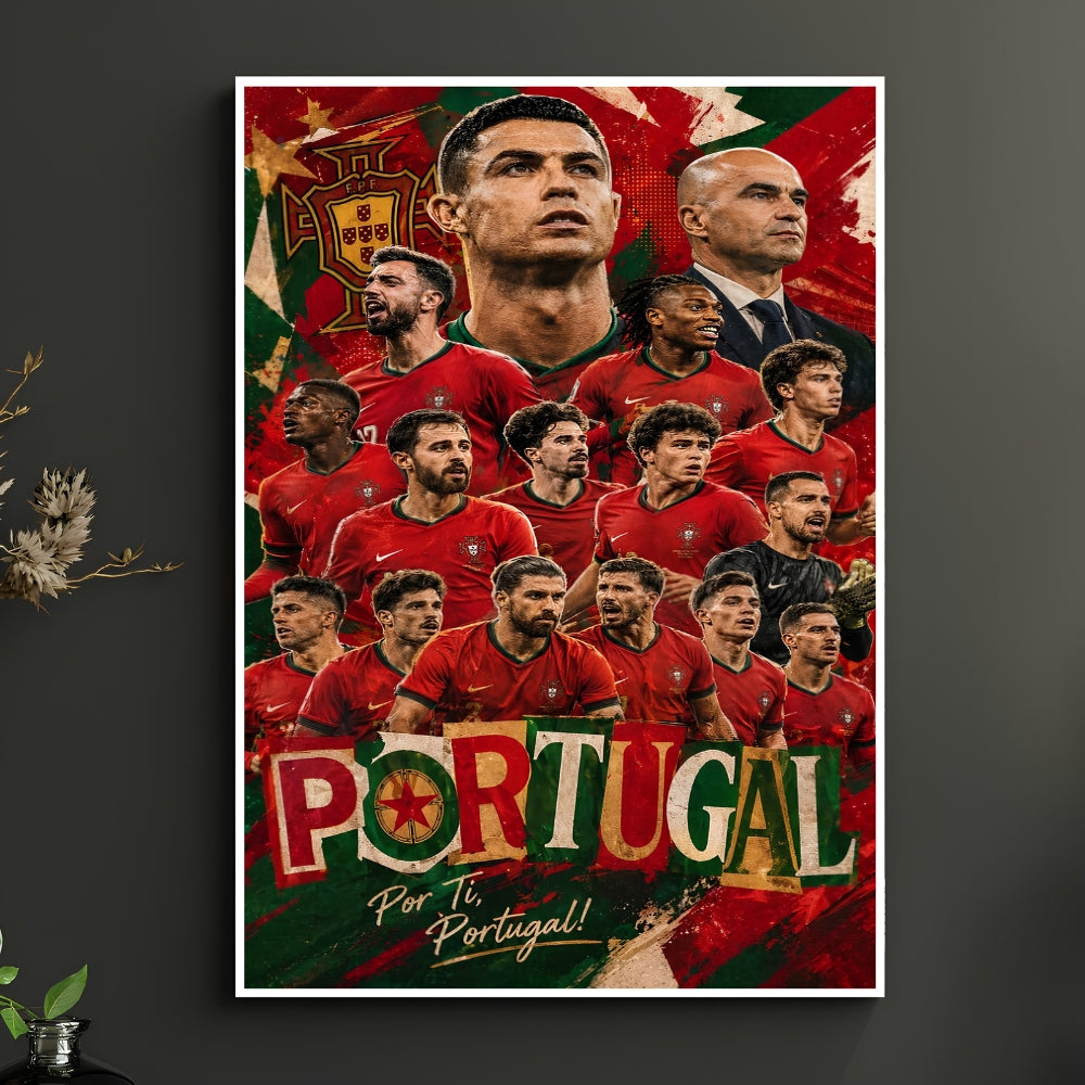 Portugal National Football Team Poster