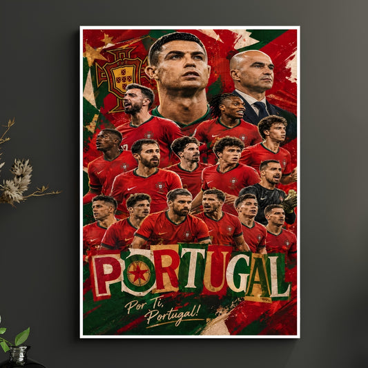 Portugal National Football Team Poster