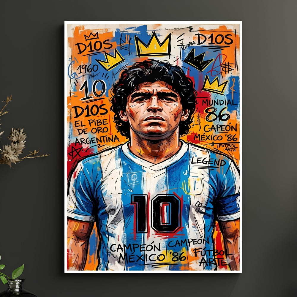 Diego Maradona Argentina Poster