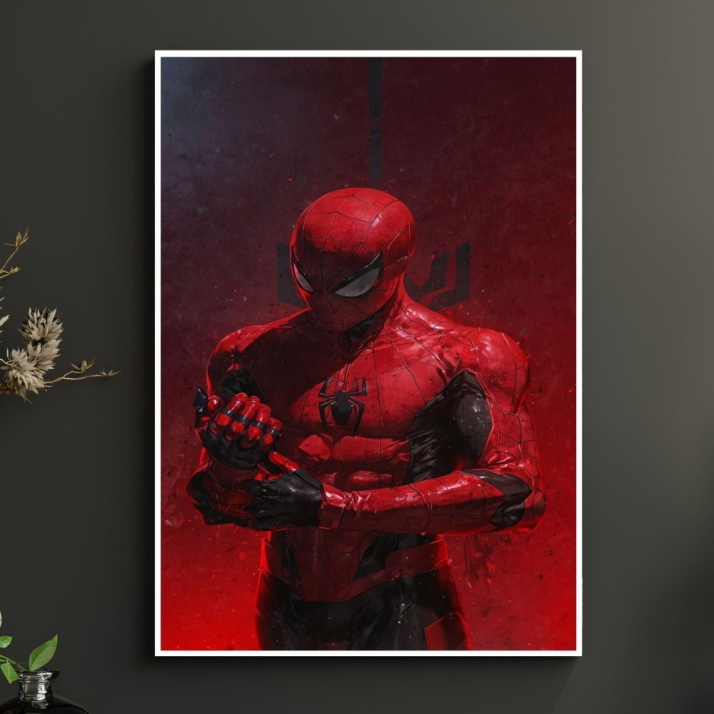 Spider-Man Red Edition Poster