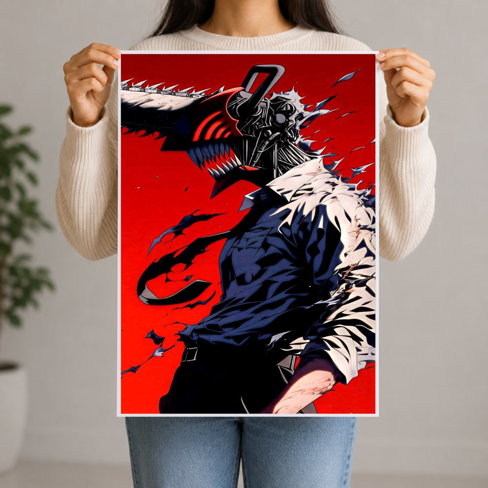 Anime Warrior Wall Poster