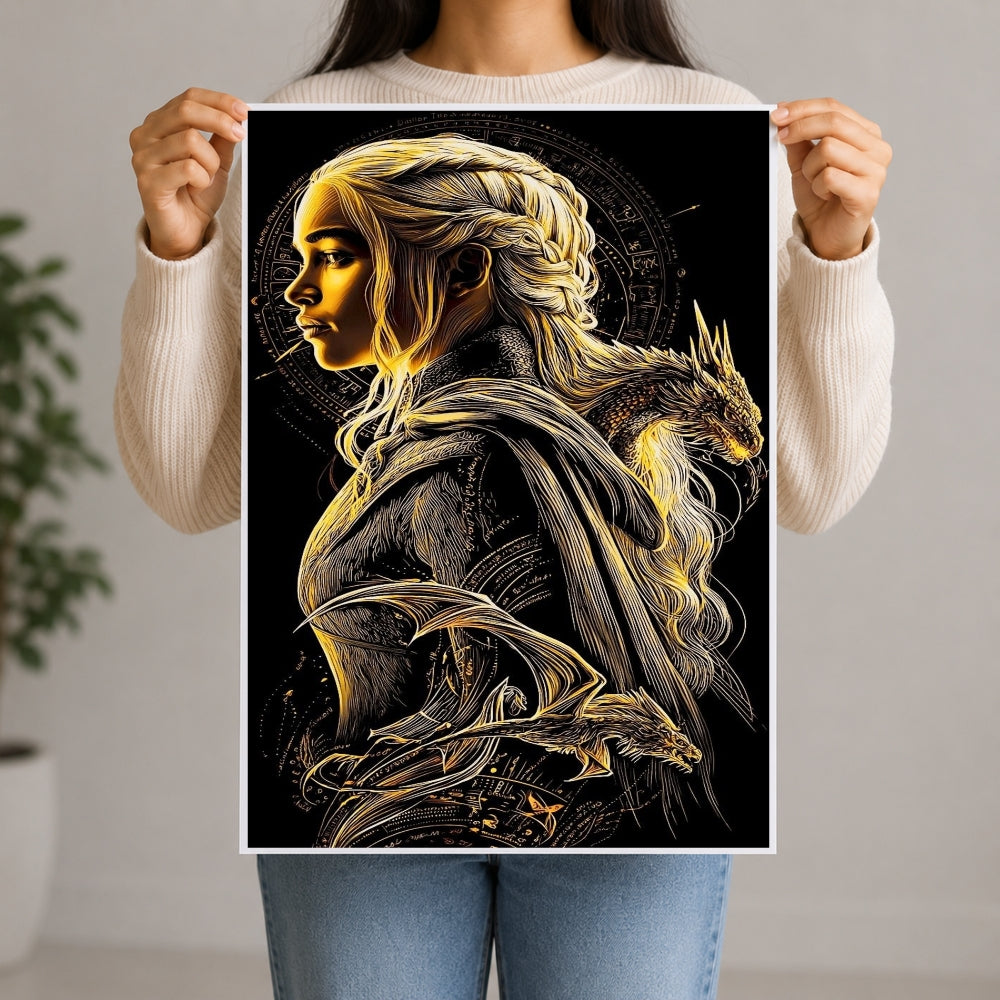 Daenerys Targaryen Premium Wall Poster