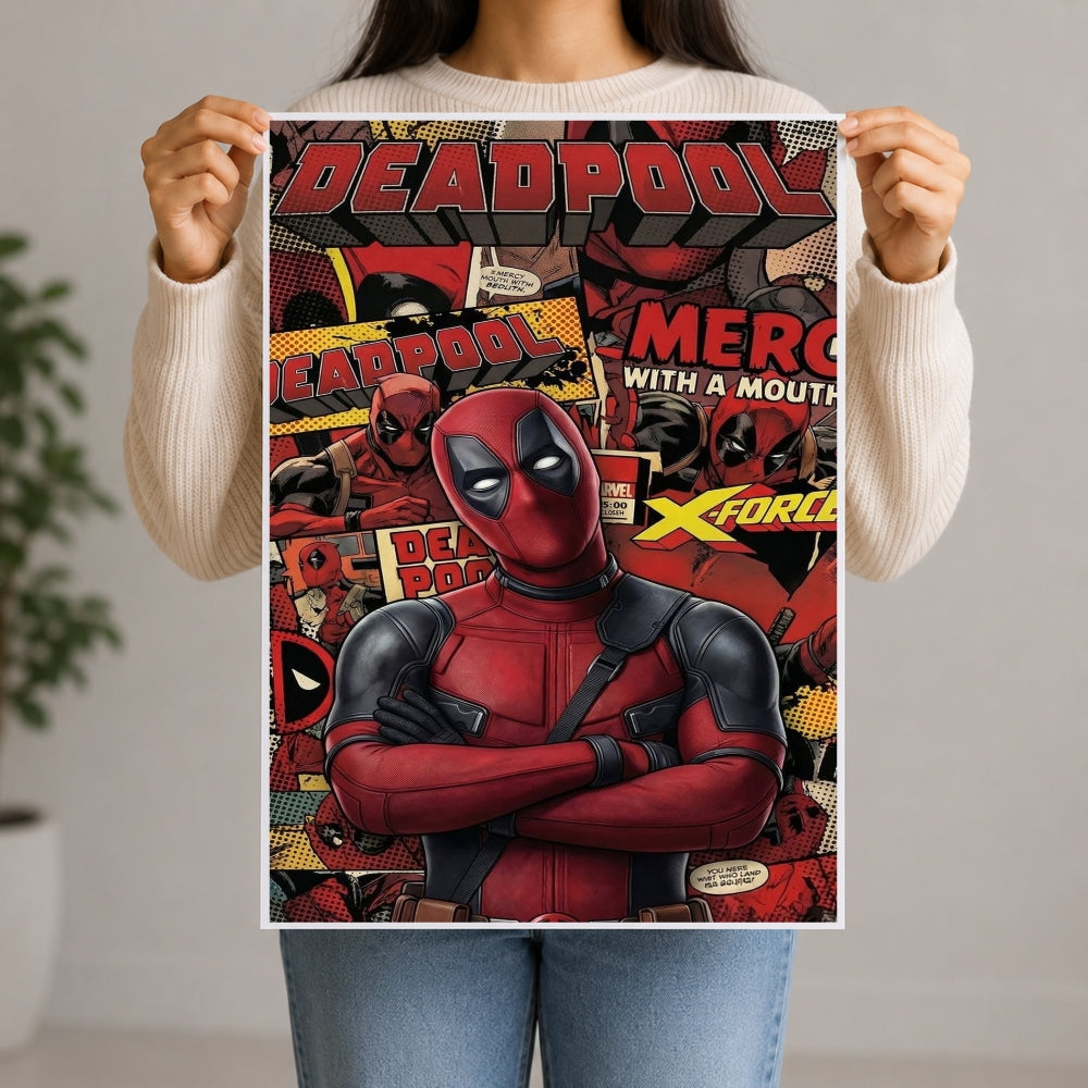 Deadpool Comic Poster
