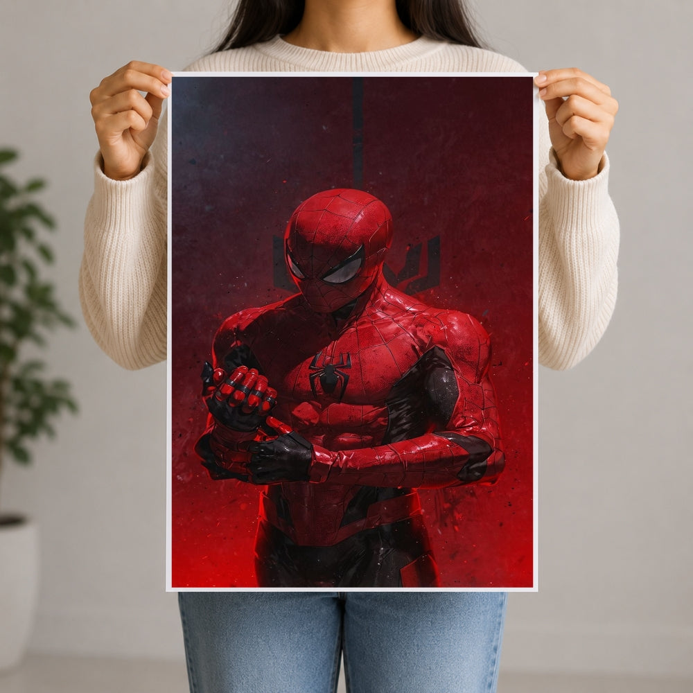 Spider-Man Red Edition Poster