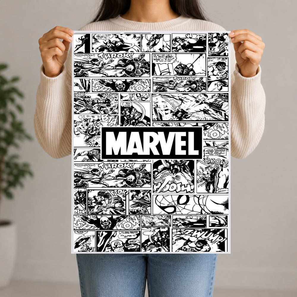 Marvel Comics Logo Poster