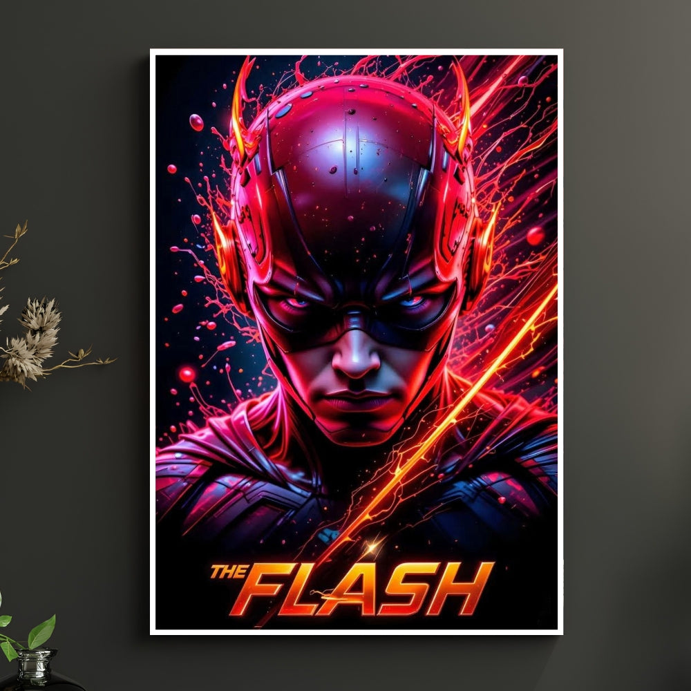 Scarlet Speedster Wall Poster