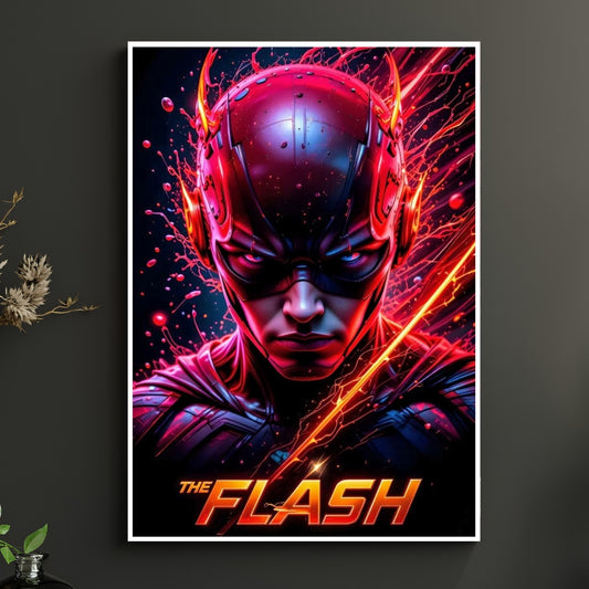Scarlet Speedster Wall Poster