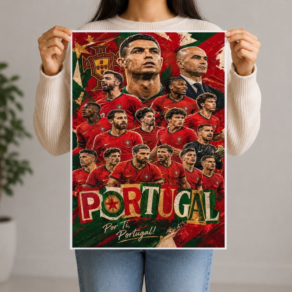 Portugal National Football Team Poster