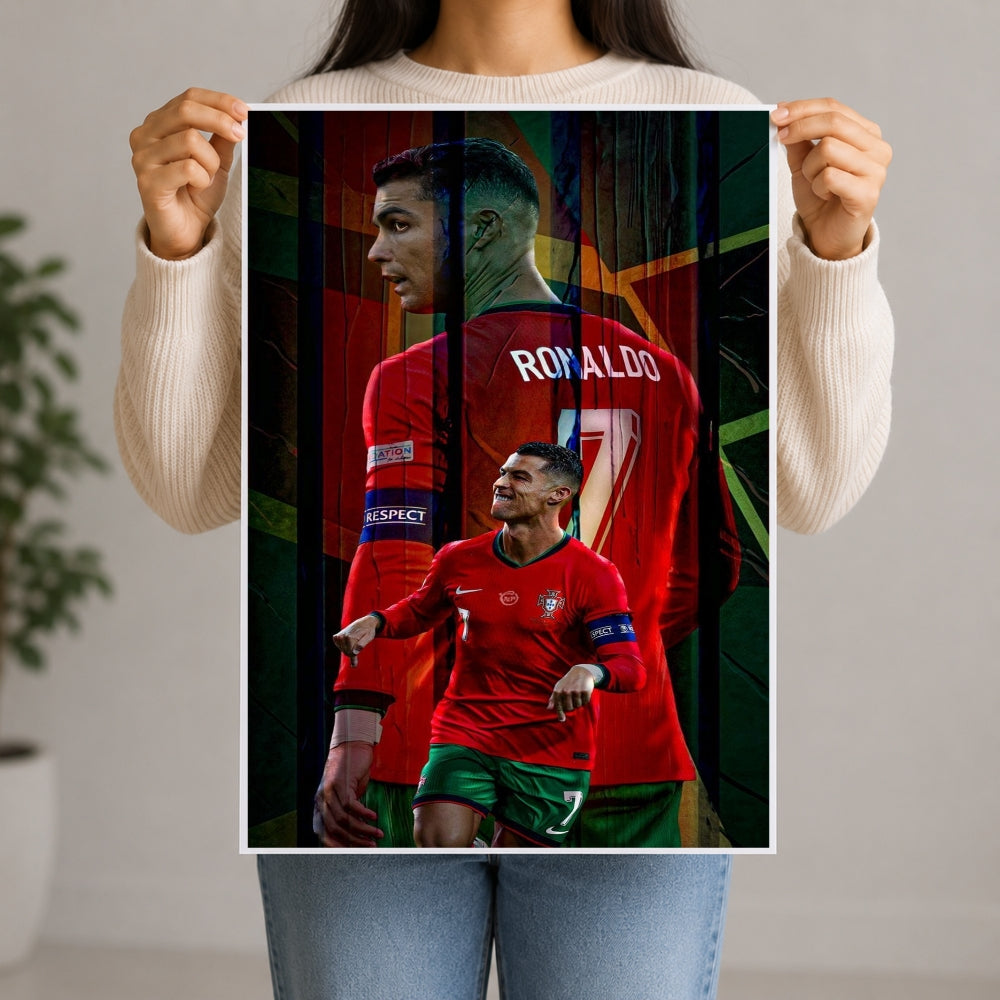 Cristiano Ronaldo Portugal Premium Wall Poster