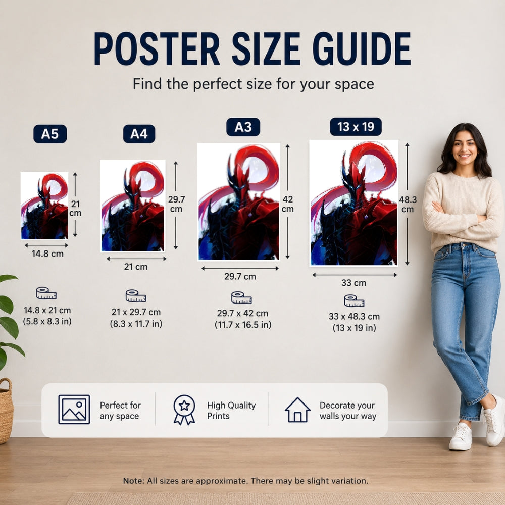 Anime Hero Wall Poster