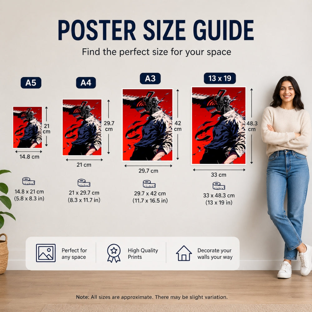 Anime Warrior Wall Poster