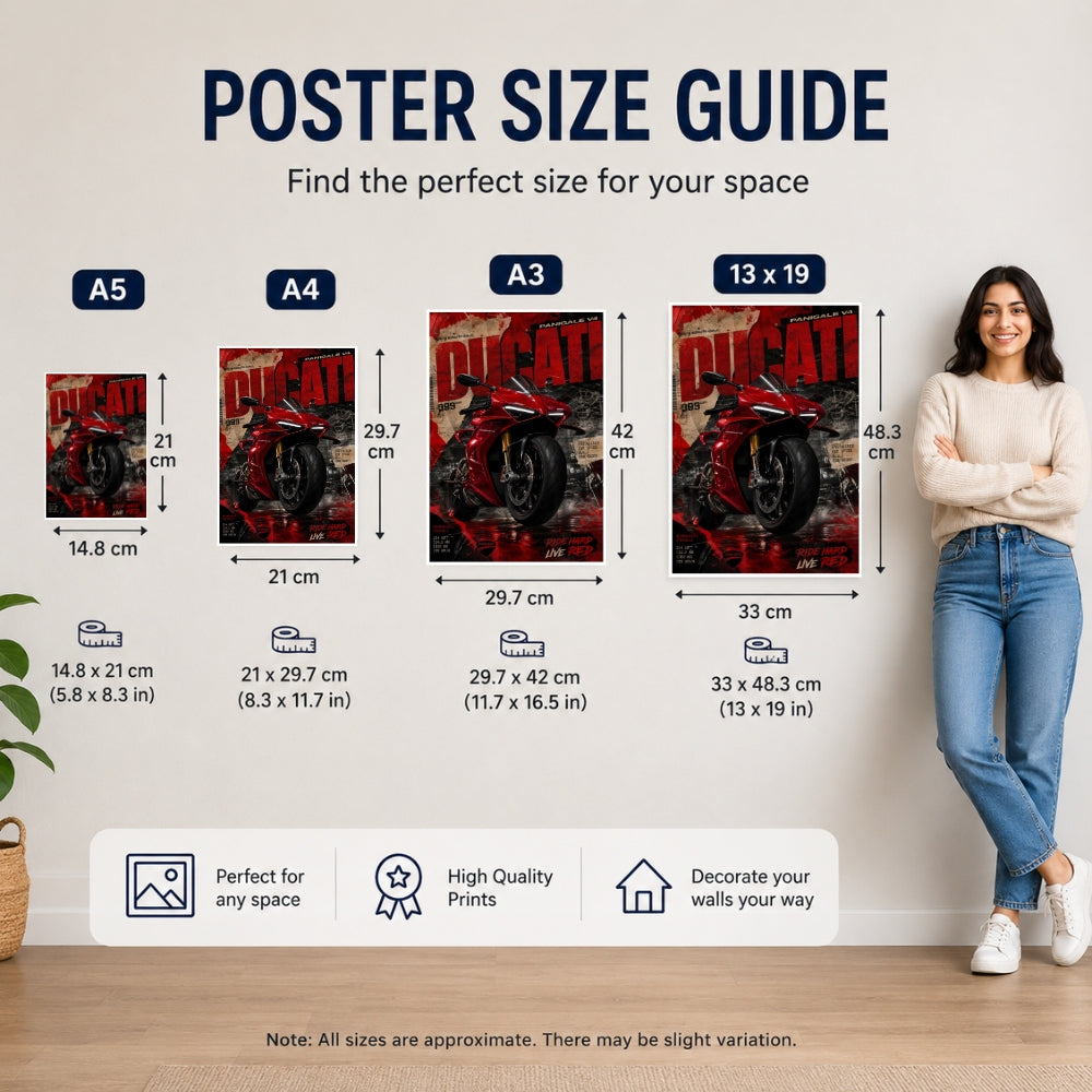 Rugged Adventure Bike Poster