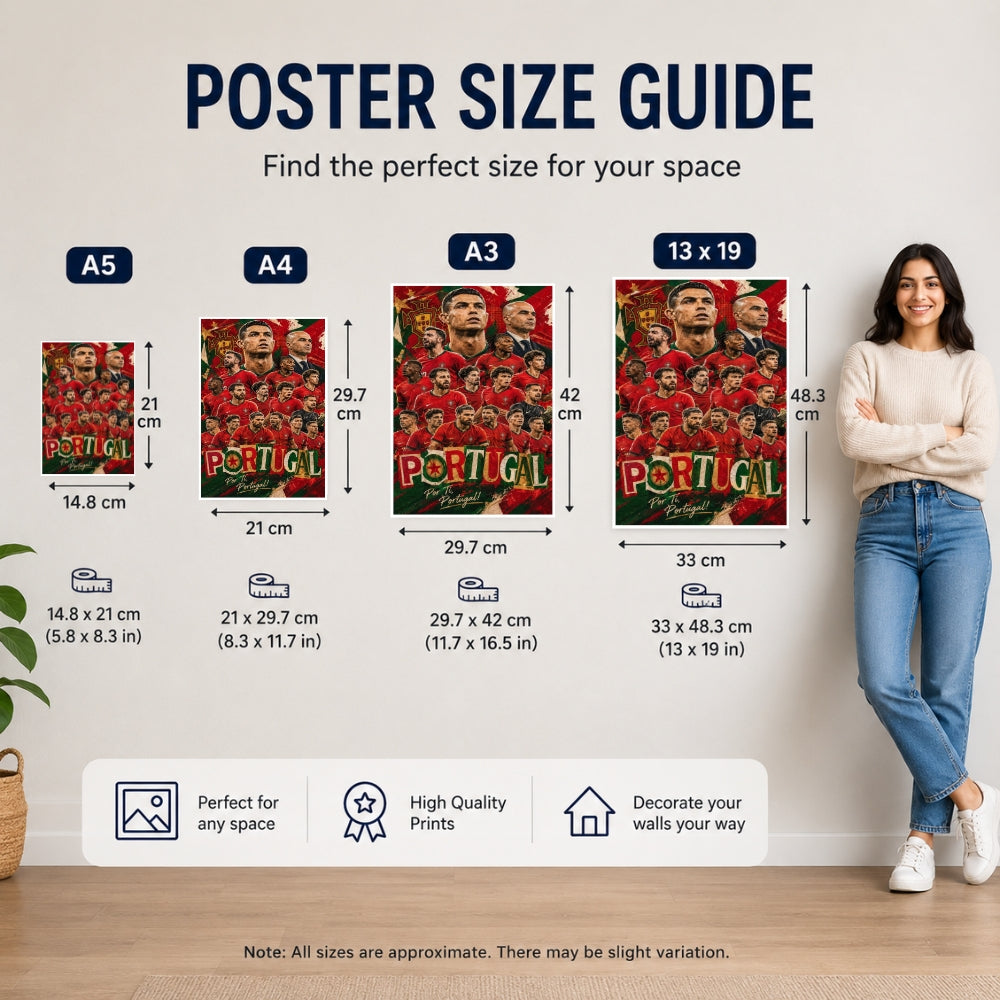Portugal National Football Team Poster