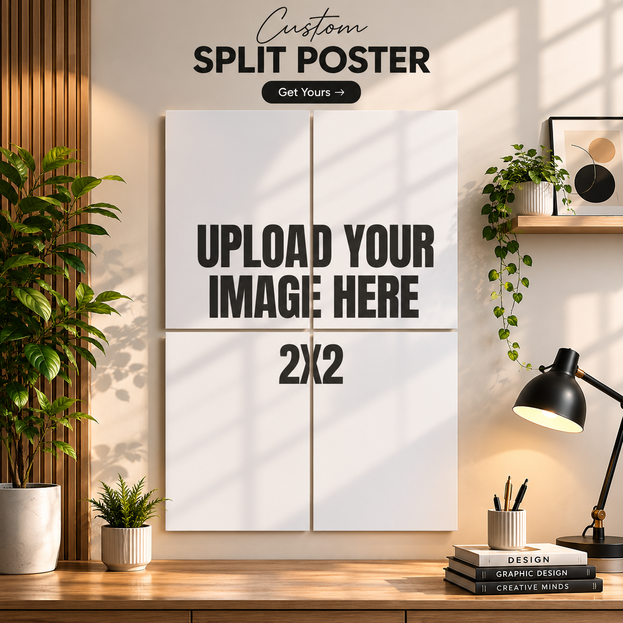 Custom Personalized Split Poster