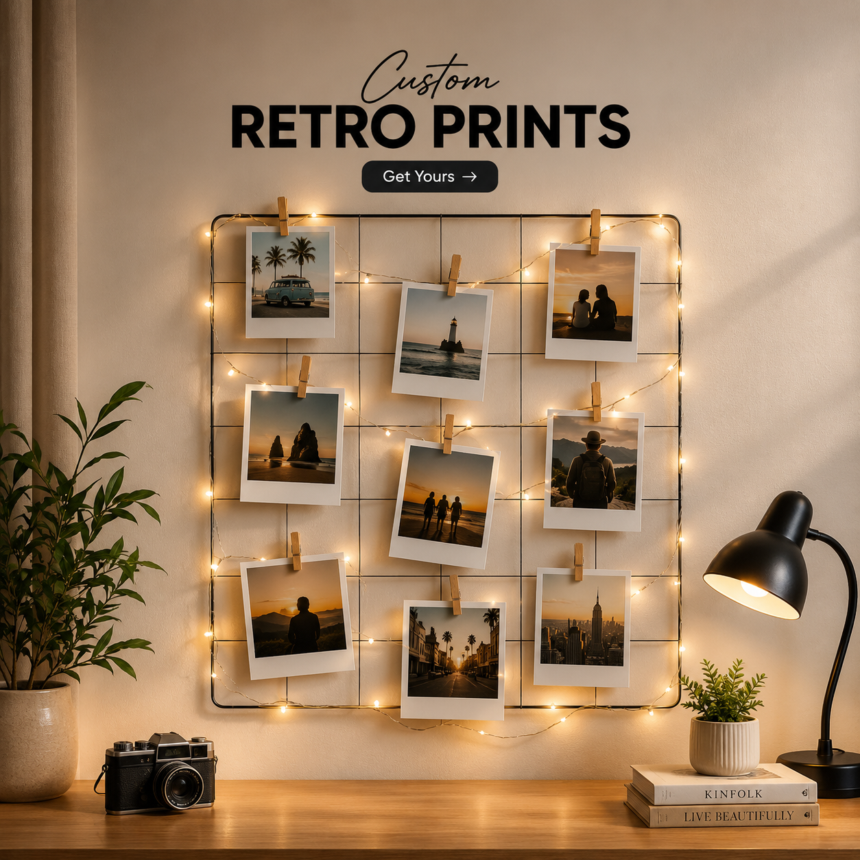 Custom Personalized Retro Prints