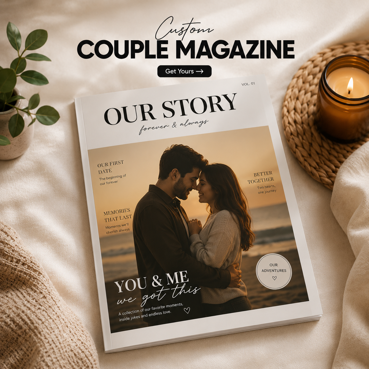 Personalized Couple Magazine